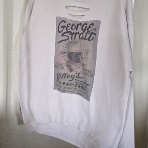 George Strait Graphic Sweater - Cream